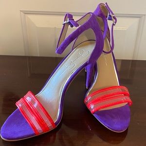 NWOT Purple/Orange Jessica Simpson Heels